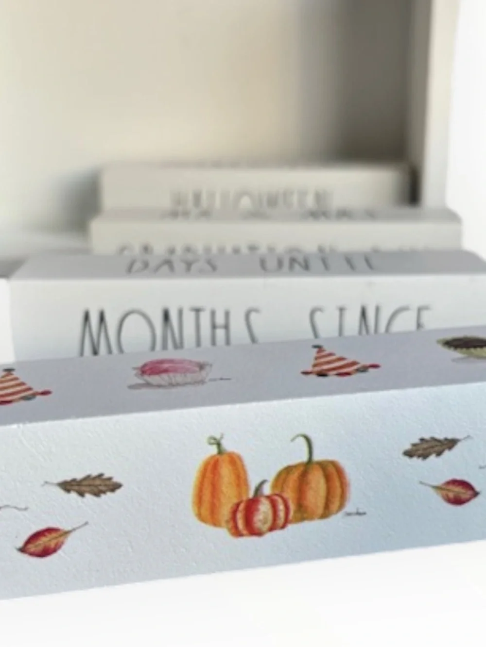 Rae Dunn Countdown Block Set Wedding Holiday Days Until Calendar Decor